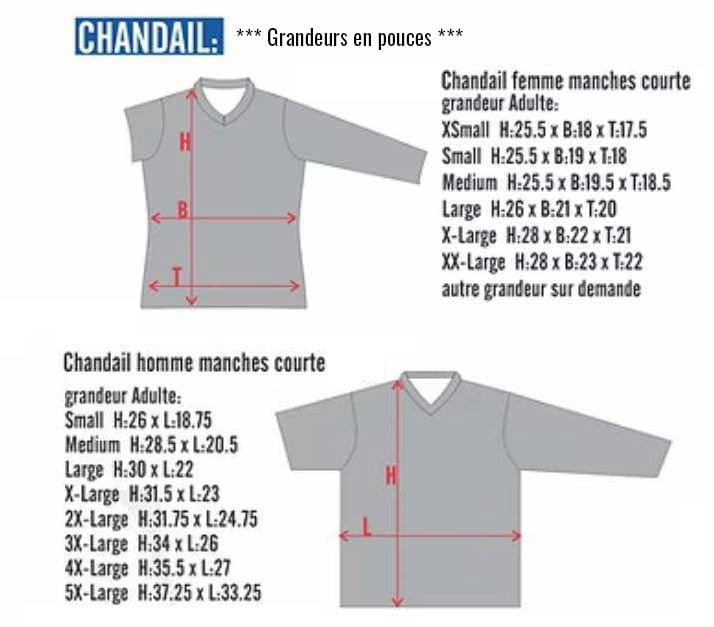 Charte des chandails